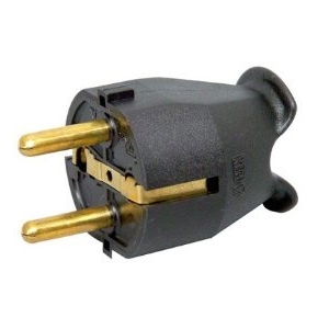 KOPP 1757.0500.3 stekker RA ZW + PENAARDE