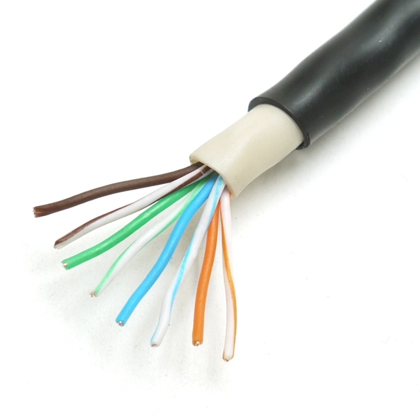 CABLE P UTP4X2X24AWG1 PE UTP CAT5E GROND ALL WEATH