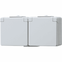 WCD RA IP44 2v hor. kd met bak WG6