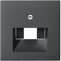 Gira System 55 Cpl UAE/IAE + netwerkaansl.doos antraciet 027028