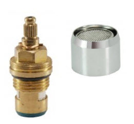 schell knelset +moer 3/8x12mm chroom