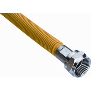 gasslangset gastec qa 75 cm rvs flexibel